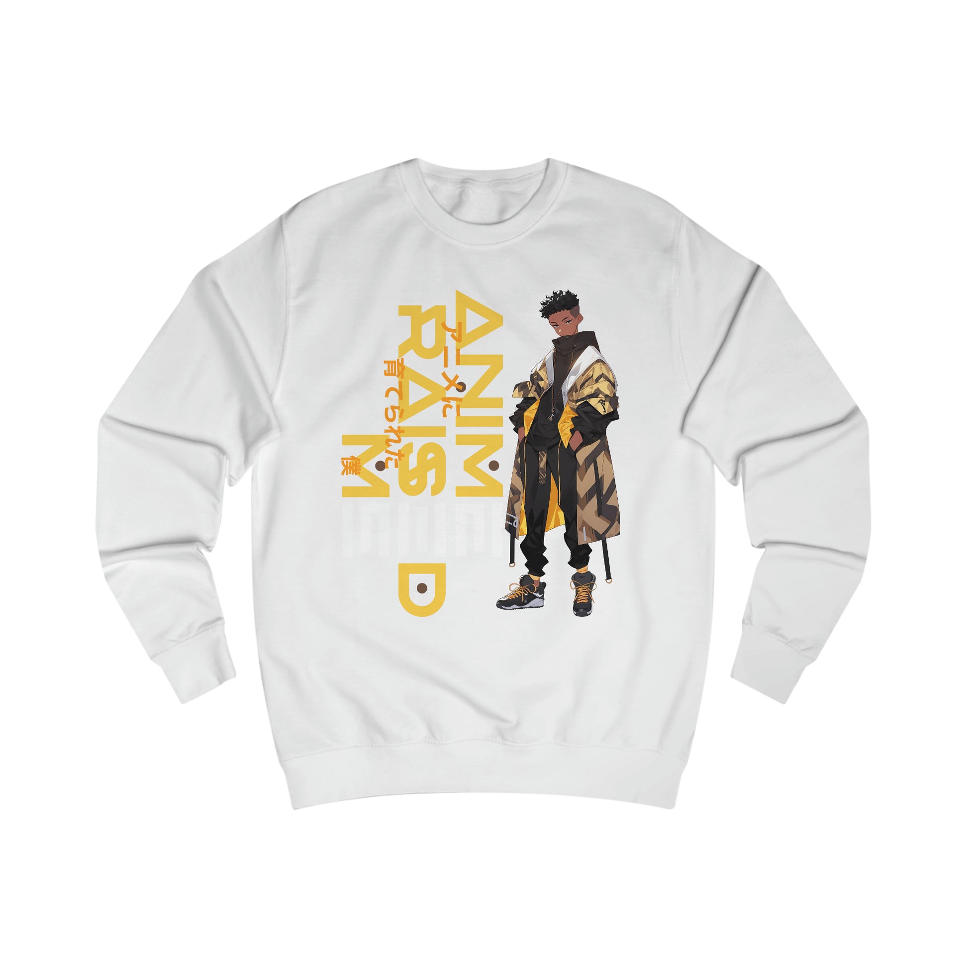 Show off your anime style in our soft, durable men's sweatshirt.