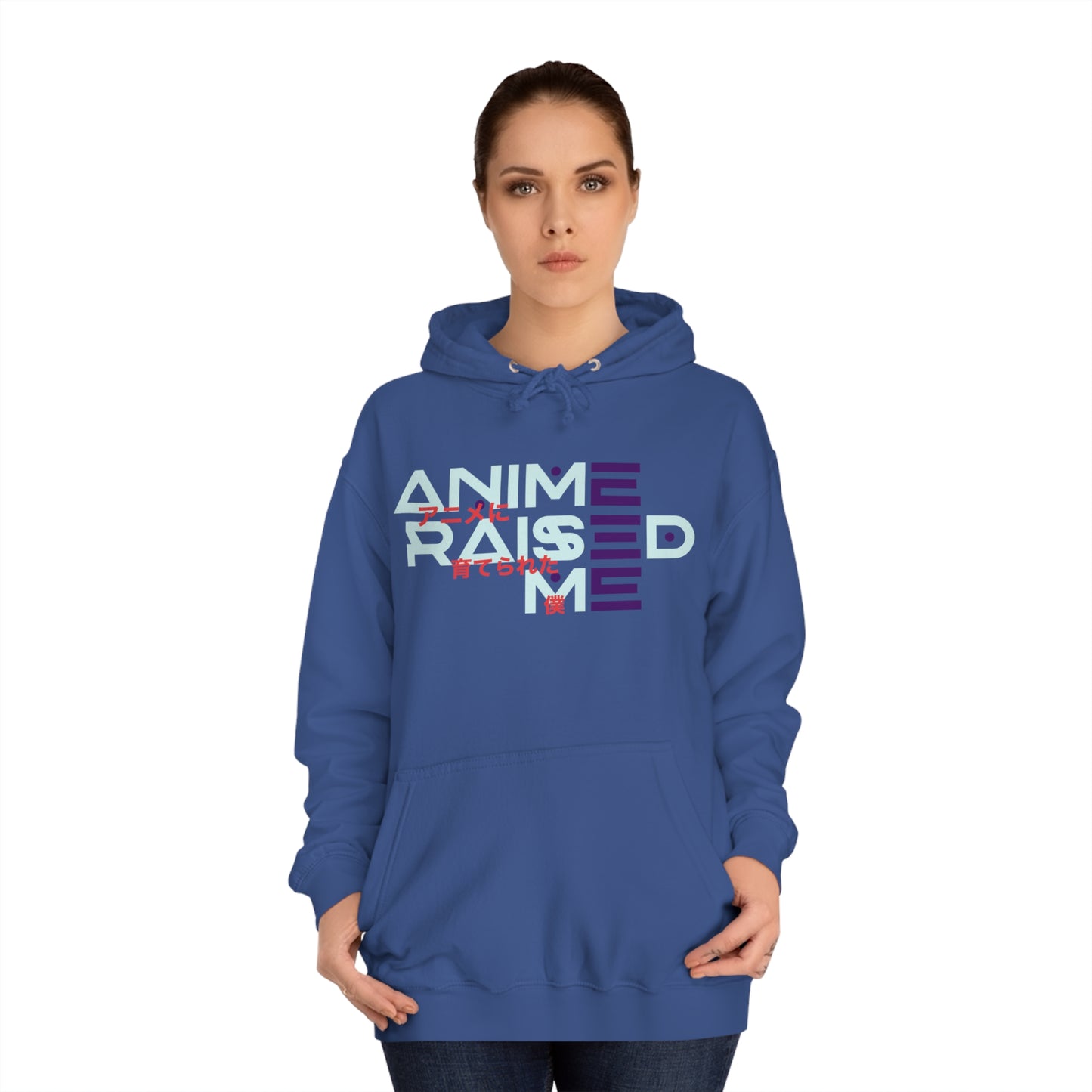 Space Anomaly - Anime Raised Me - Unisex College Hoodie