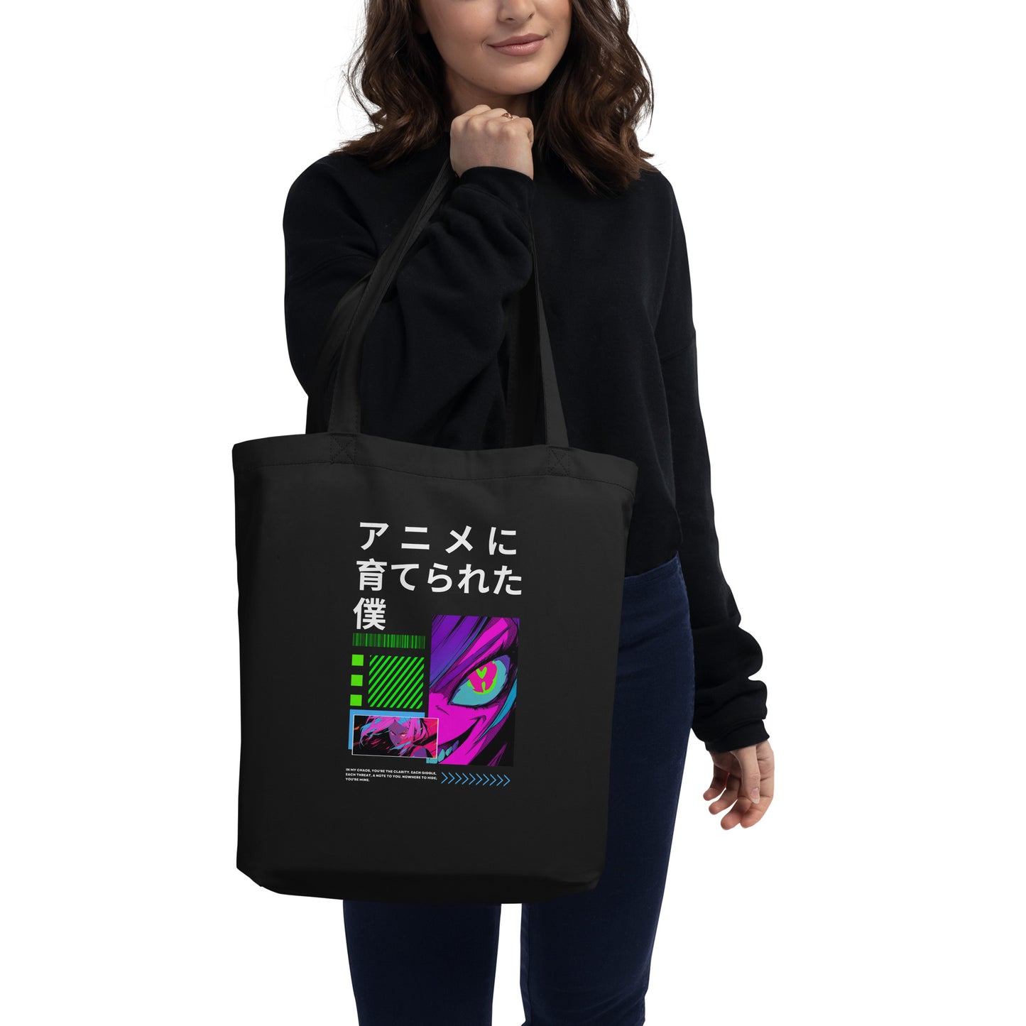 Anime Raised Me Eco Tote Bag