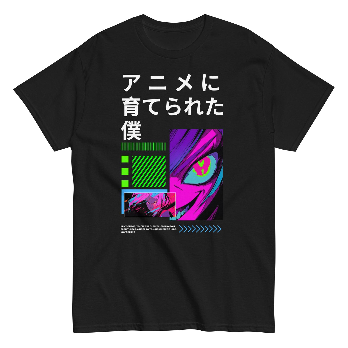 Anime Raised Me Men's classic tee