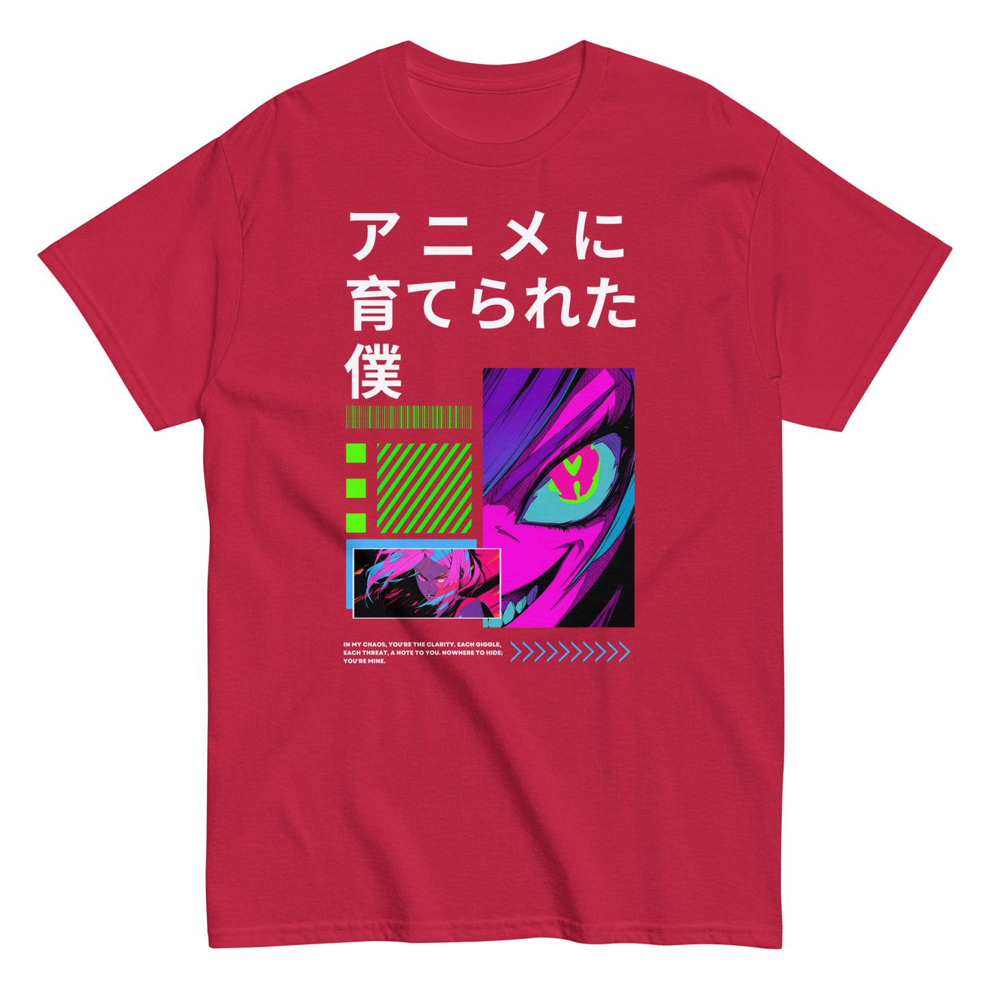 Anime Raised Me Men's classic tee