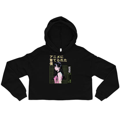 Kawaii Gaze Crop Hoodie