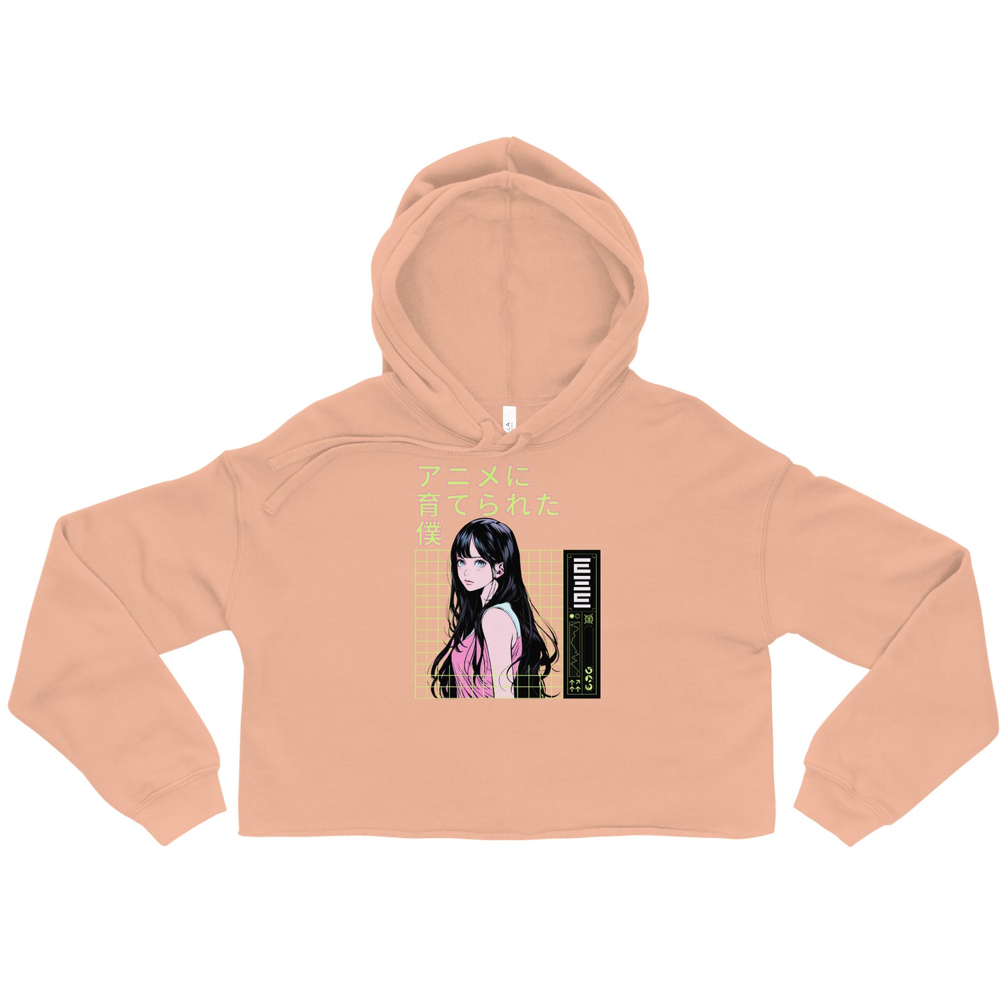 Kawaii Gaze Crop Hoodie