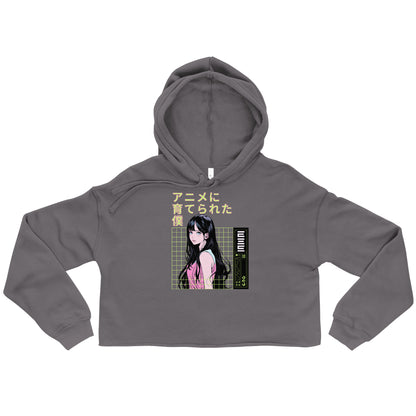 Kawaii Gaze Crop Hoodie